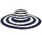 Wide Brim Stripes Straw Hat