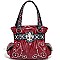 Fleur De Lis Western Tote