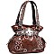 Fleur De Lis Western Tote