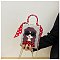 3D Lady Face Box Shaped Handbag With Scarf