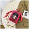 3D Lady Face Box Shaped Handbag With Scarf