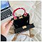 3D Lady Face Box Shaped Handbag With Scarf