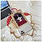 3D Lady Face Box Shaped Handbag With Scarf