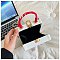 3D Lady Face Box Shaped Handbag With Scarf