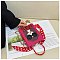 3D Lady Face Box Shaped Handbag With Scarf