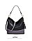 3 IN-1 Ring Accent Hobo Bag