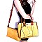 Stylish Turn-Lock Studded 3 in 1 Tote Bag 60345B-MH