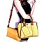 Studded 3 in 1 Turn-Lock Tote Bag