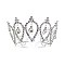 FASHIONABLE MINI FULL RHINESTONE CROWN SL60617