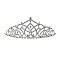 FASHIONABLE RHINESTONE TIARA SL60620CRS