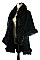 Stylish Faux Fur Poncho/Vest FM-PC051