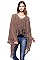 Elegant Fringe Fashion Poncho