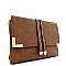 Metal Accented Crossbody Messenger New