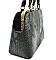 BOUTIQUE QUALITY SNAKE PRINT JEWEL TOP SATCHEL