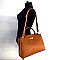Double Compartment Classic Office Style  Satchel