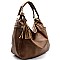 62207A-LP Wide Strap Multi Pocket Hobo