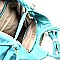 Chain Accent Round Handle Boutique Hobo