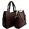 Chain and Jewel-Top Diamond Inner Bag 2 in 1 Satchel