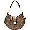 62746-LP Hardware Buckle  Matte-Texture Shoulder Bag