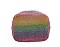 TRENDY RHINESTONE RAINBOW COLOR MINI SHOULDER BAG