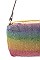 RHINESTONE FASHION RAINBOW COLOR MINI SHOULDER BAG