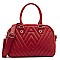 Designer David Jones Chevron Satchel