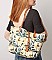 Designer David Jones Flower Print Tote Handbag