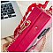 3D Lady Face Box Shaped Handbag With Scarf