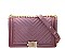 CLASSIC MODERN V LINES LOOK JELLY SMOOTH CROSSBODY BAG