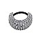 Dome Rhinestone Ponytail Holder SL70448