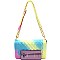 QUILTED MULTI COLOR JELLY SHOULDER BAG