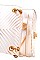 TENDER JELLY CHEVRON PATTERN CROSSBODY BAG