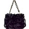 Faux-Fur 2-Way Chain Shoulder Bag  MH-7070D