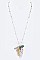 ASSORTED FEATHERS CHARM NECKLACE LA-N7115
