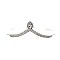 RHINESTONE  POINTY TEAR DROP HEADBAND SL71645