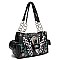 Westen Stoned Buckle Handbag KNL-8469