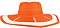 Fruit Designed Wide Brim Straw Braid Sun Hat