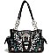 Westen Stoned Buckle Handbag KNL-8469