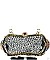 The Obamas Fashion Magazine Print Patent Faux Leather Handbag With Gold Embellishments JP7211