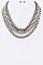 Stylish Mix Chains Layered Necklace Set LA-JS6006