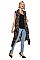 Stylish Leopard Faux Fur Vest FM-AV243