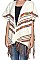 Fashionable Multi Tone Tassel Accent Vest FM-AV192