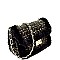 Faux-Fur Detail Tweed Turn-lock Flap Shoulder Bag MH-7689D
