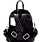 Two-Tone Metallic Medium Fashion Backpack MH-7743D