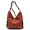 Monogram Tassel Zip Bucket Crossbody Bag