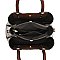 Croc Triple Compartment Satchel Bag