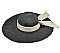 Ribbon Band Wide Brim Straw Hat