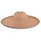 SIMPLE BIG BRIM STRAW WOVEN HAT