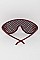 Pack of 12  Oversize Honeycomb Shield Sunglasses