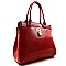 Padlock Patent Hot Colors Satchel